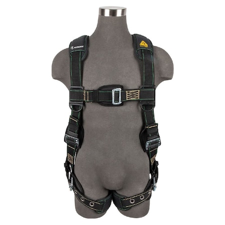 Safewaze Arc Flash Full Body Harness: 1D, MB Chest, TB Legs PRO50